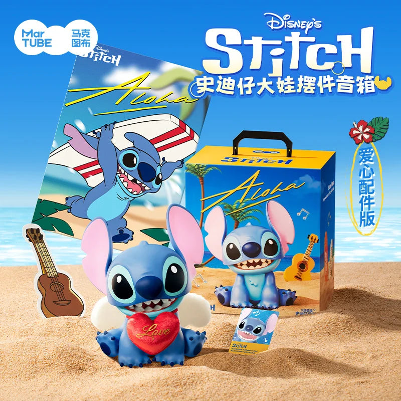 Stitch Bluetooth Speaker Desktop Ornament Cartoon Anime Peripheral Toy High Sound Quality Subwoofer Graduation Gift Suit