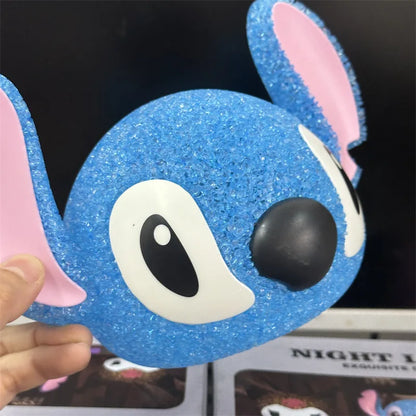 Lilo & Stitch Particle Projection Night Light Cartoon Lilo And Stitch 3d Doll Reading Lamp Usb Creative Desk Lamp For Kids Gifts