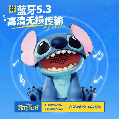 Stitch Bluetooth Speaker Desktop Ornament Cartoon Anime Peripheral Toy High Sound Quality Subwoofer Graduation Gift Suit