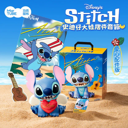 Stitch Bluetooth Speaker Desktop Ornament Cartoon Anime Peripheral Toy High Sound Quality Subwoofer Graduation Gift Suit
