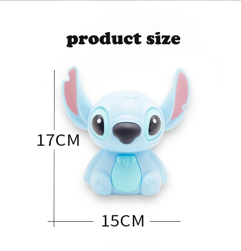 Kawaii Stitch Night Light Usb Touch Lamp Soft Glow Bedside Light for Students Room Decor Birthday Present