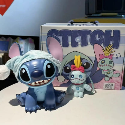 Stitch Bluetooth Speaker Desktop Ornament Cartoon Anime Peripheral Toy High Sound Quality Subwoofer Graduation Gift Suit