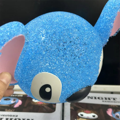 Lilo & Stitch Particle Projection Night Light Cartoon Lilo And Stitch 3d Doll Reading Lamp Usb Creative Desk Lamp For Kids Gifts